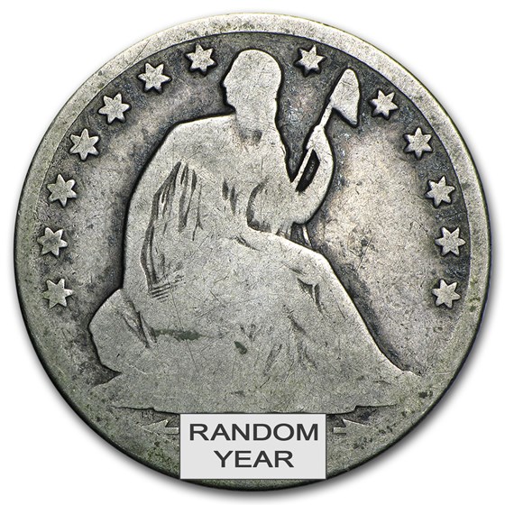 1839-1891 Liberty Seated Half Dollars Avg Circ 1839-1891 Liberty Seated Half Dollars Avg Circ
